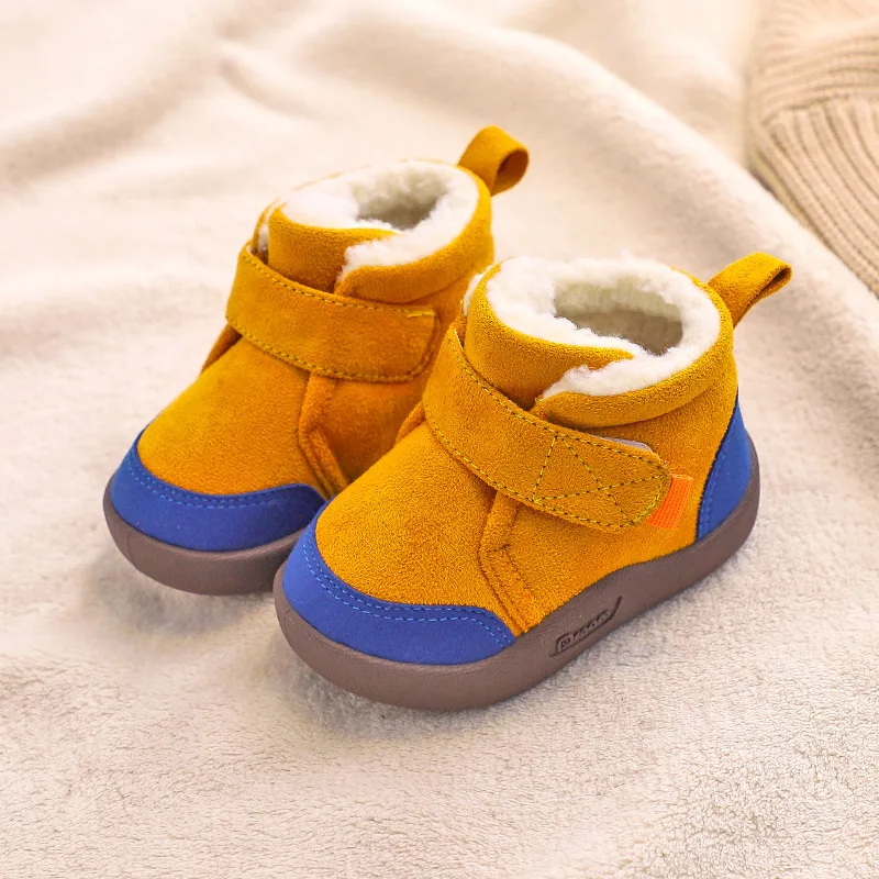 Infant Toddler Boots Winter Baby Girls Boys Snow Boots Outdoor Plush Kids Shoes Soft Bottom Non-Slip Children Boots Baby Shoes