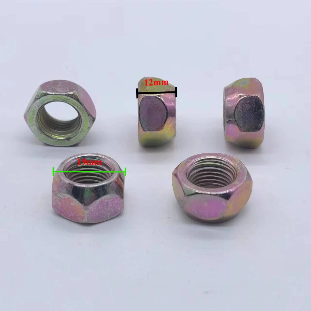 20pcs Wheel Lug Nuts Hub Screws for Dongfeng Xiaokang M12x1.25 Hex 19mm Thickness 12mm