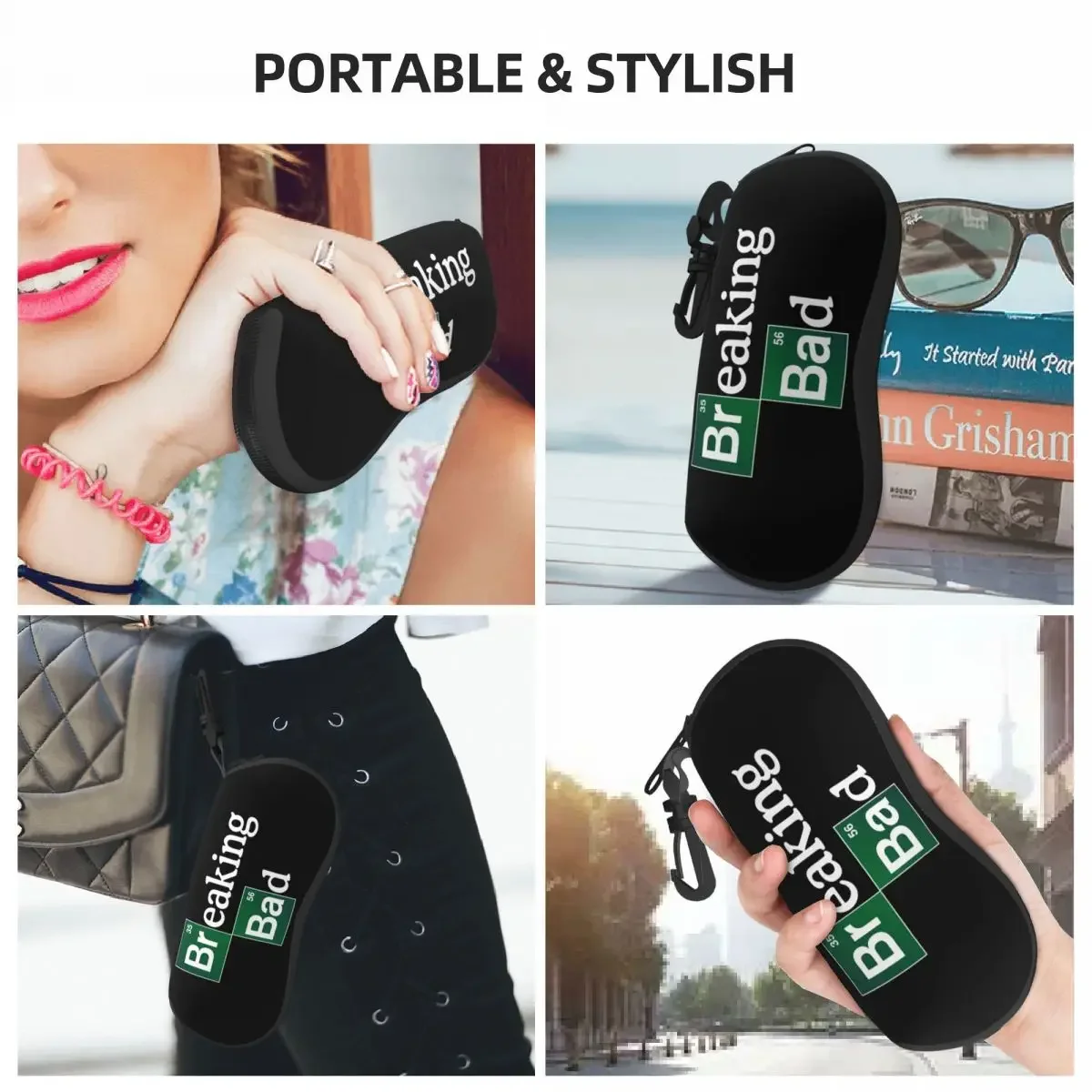 Eyeglass Glasses Case Women Men Soft Heisenberg Tv Show Sunglasses Protective Pouch