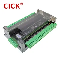 FX3U 48MR 48MT 24 entradas 24 salidas con RS232 RS485 38400bps relé Transistor PLC controlador lógico programable 6AD 2DA