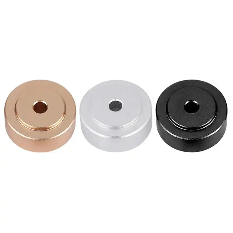 D7YC Tabletop Music Player Equipment Feet Metal Audios Amplifiers Support Mats 4PCS