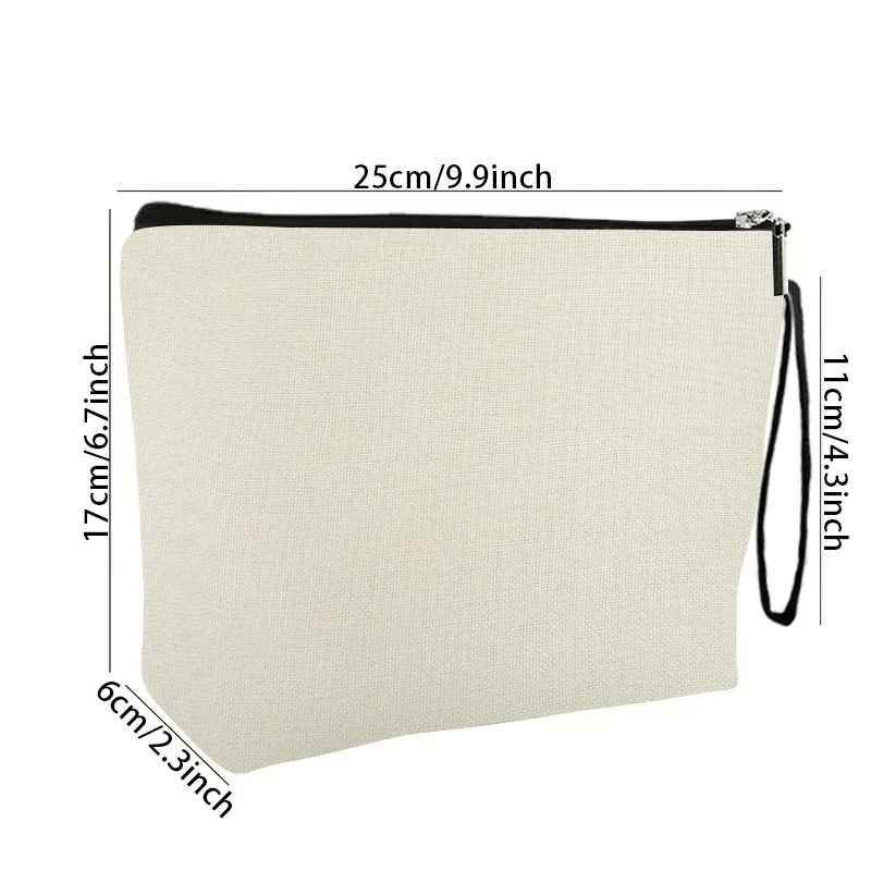 Love Printed Valentine's Day Heart Makeup Pouch Bag Large Capacity Lipsticks Handbag Portable Cosmetic Storage Bag For Gift
