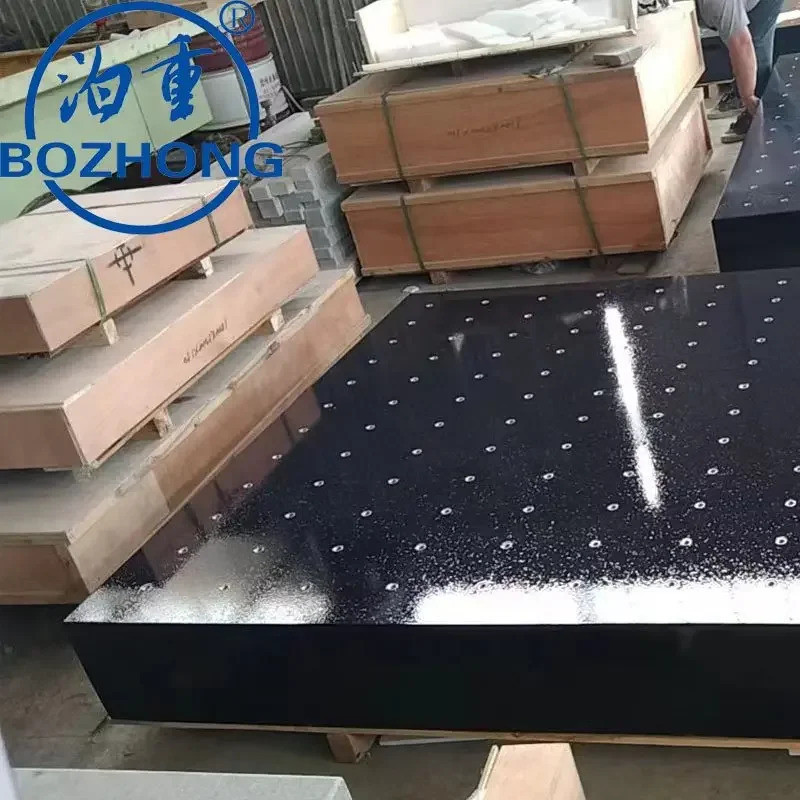 Precision granite surface plate black granite inspection surface plate