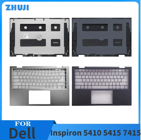 

New Lapatop LCD Back Cover Lid /Hinges For Dell Inspiron 5410 5415 7415 2-in-1 0NRGDR 0GWRR6 GWRR6 USA Sliver/Blue