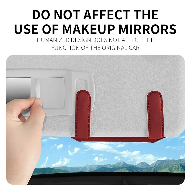 Xiaomi Sun Visor Eyewear Holder Clip 360° Adjustable, No Drill Car Accessories for Glasses Sunglasses Easy Install Organizer #5