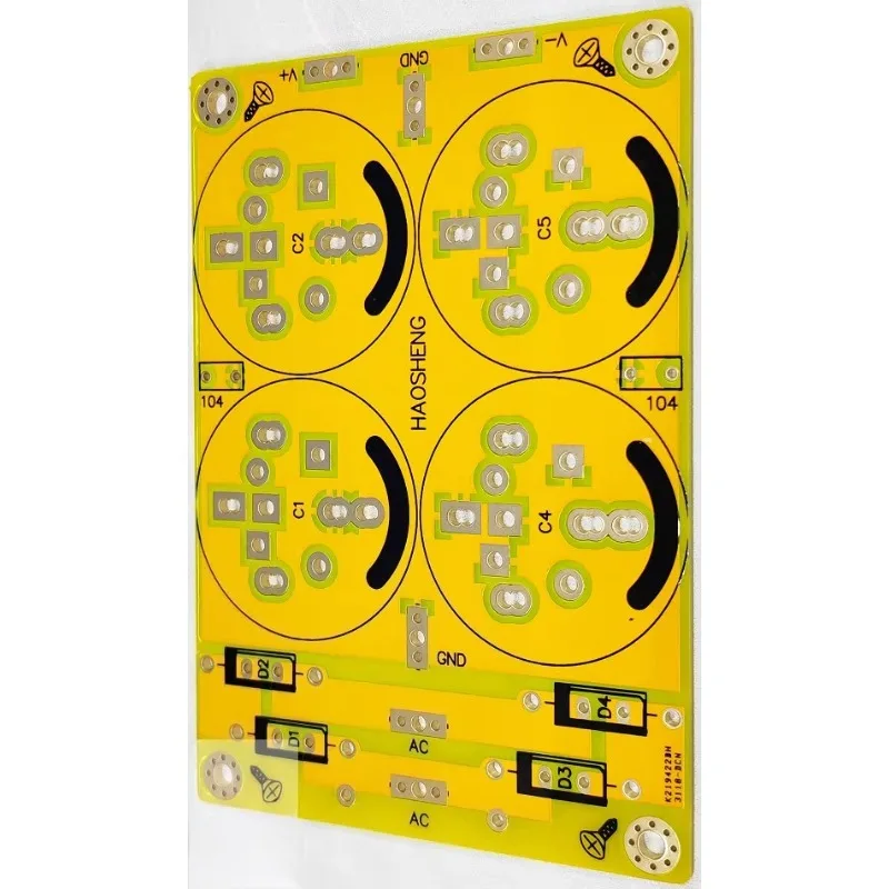 Placa de alimentación del amplificador de potencia SU50, PCB del filtro rectificador del amplificador de potencia