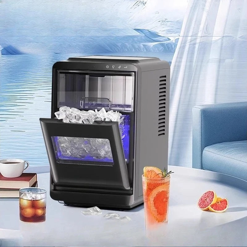 Ice machine Small commercial household, fully automatic ice cube machine