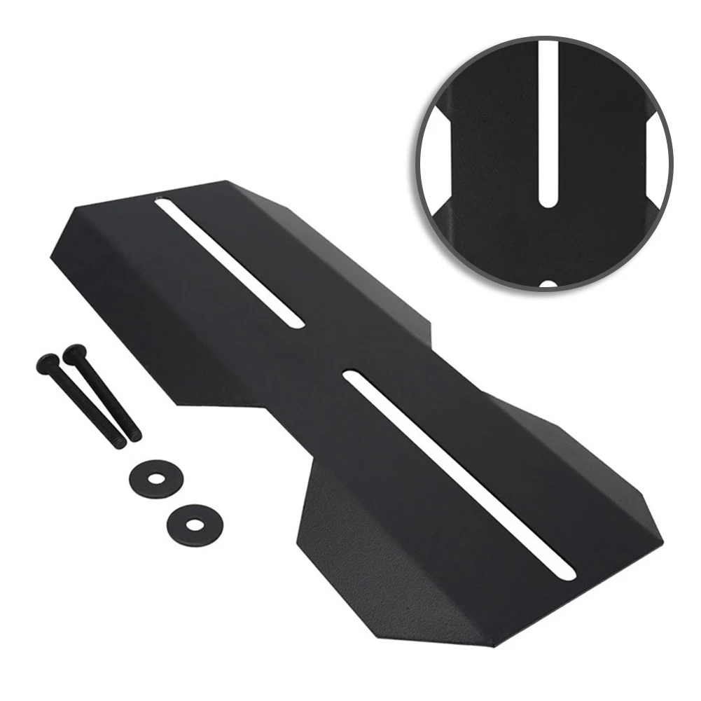 

Sturdy Iron Bicycle Mudguard Electric Bike Mudguard Black Middle Mudguard Iron Construction Smoother Safer Edges