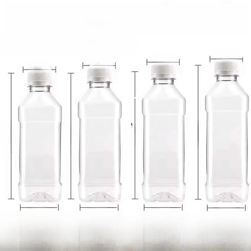 500ml Plastic Bottle Pet Transparent Sealed Cap for Water Oil Alcohol One-time Use Mineral Water Bottle from China
