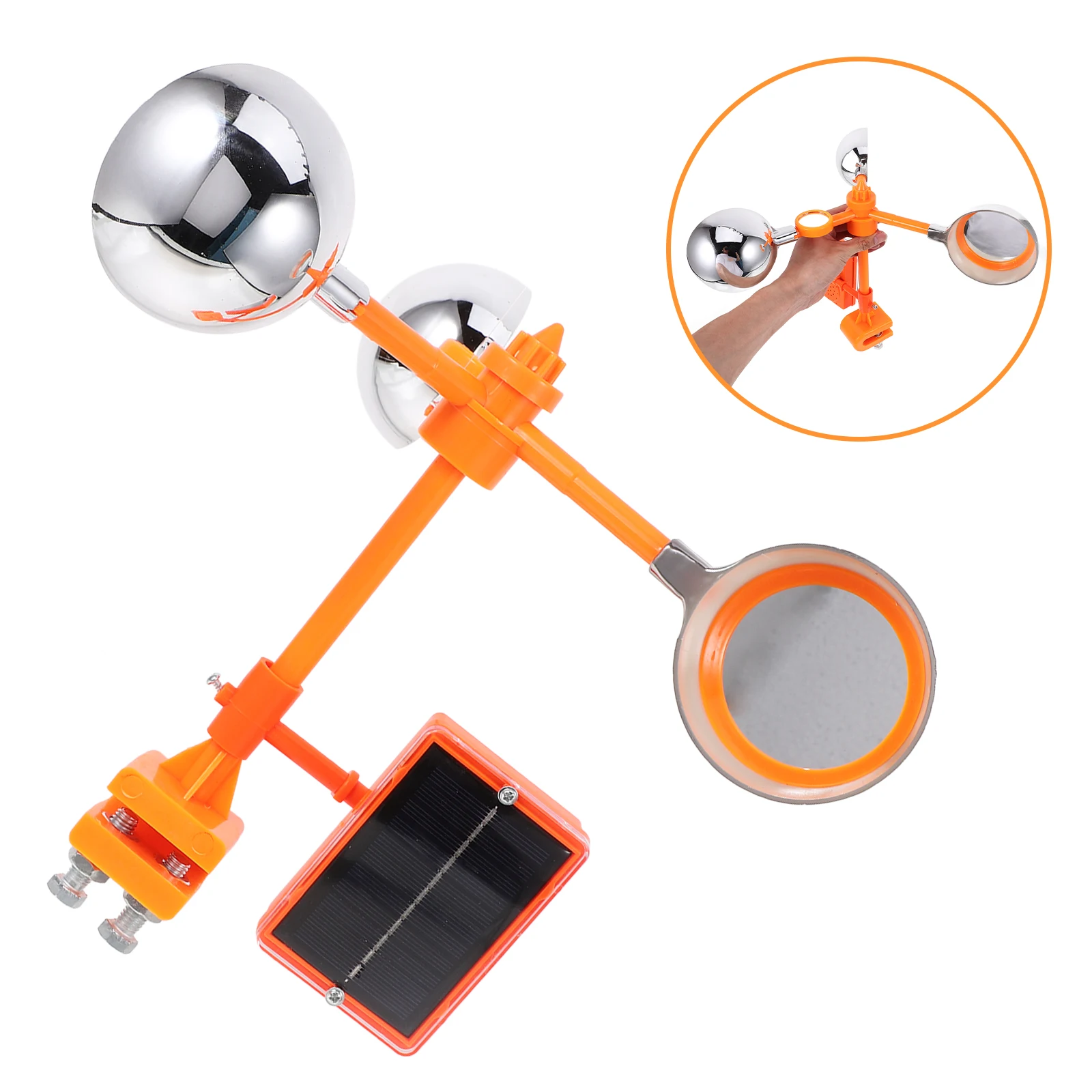 

Voice Bird Repellent Solar Garden Scare Outdoor Sensor Plastic Water-proof Power