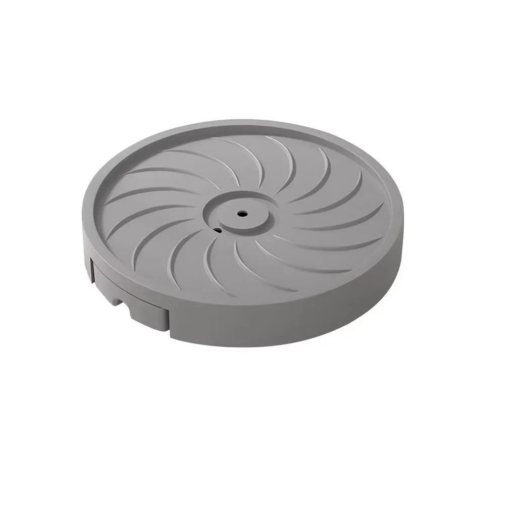 

Round Plant Roller Base 4 Thicken Wheels Silent Rolling Flower Pot Tray High Load Bearing with Drainage Tray Flower Pot Mover