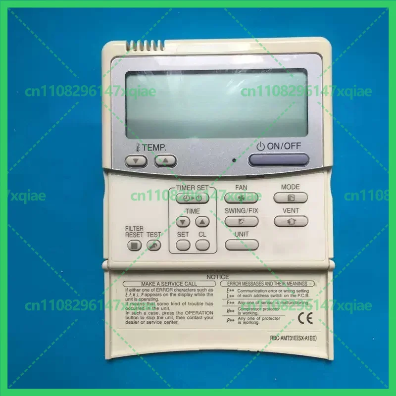 NEW For Toshiba multi-line central air conditioner wired remote control RBC-AMT31E (SX-A1EE) English version 31E