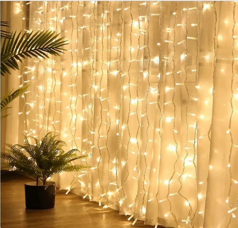 Large size 10M X 5M 1600 Led lights garden light curtain decoration lantern lighting string AC110V-220V