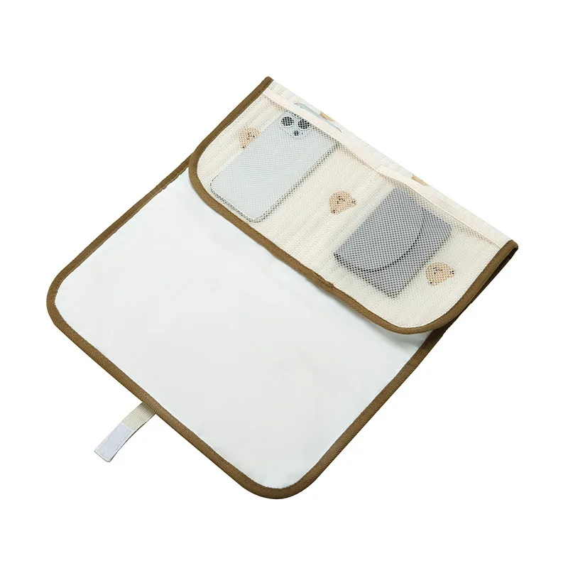 Penutup Bantalan Ganti Bayi Baru Lahir Portabel In Alas Ganti Popok Bayi Beruang Bunga Lucu Korea Wadah Tisu Tahan Air Dapat Dilipat