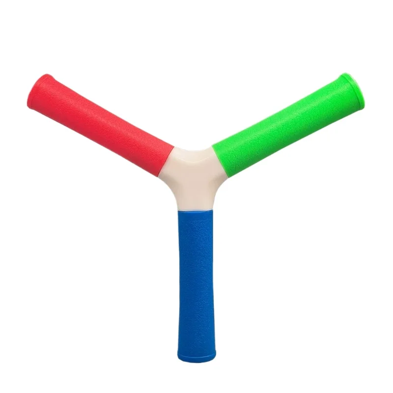 Bâton d'entraînement de réaction, Coordination œil-main, Entraîneur de réaction, Bâton à trois têtes pour lancer, saisir et lancer
