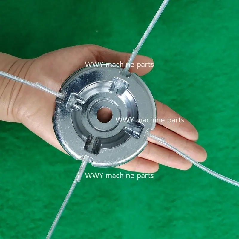 ใหม่อลูมิเนียมอัลลอยด์หัวสนามหญ้าลวดเหล็กเชือกสนามหญ้าเครื่องตัดหญ้าเบนซินหัว