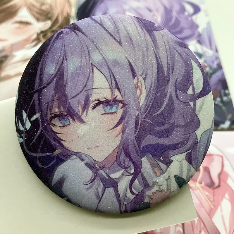 프로젝트 세카이 애니메이션 요이사키 카나데 사진 카드 브로치, 배낭 코스프레 배지 액세서리, 옷 장식 선물