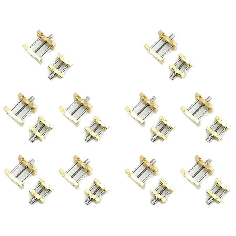 MOPHE-20Pcs Brass Watch Movement Holder Fixed Base Multi Function For Watchmaker Watch Clamp Watches Repair Tools