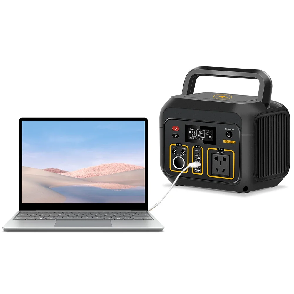 

Usingwin Outdoor Charging Station Power Supply Camping BBQ Family Solar Panel 300W Lithium Ion 18W Solar Panel System For Home