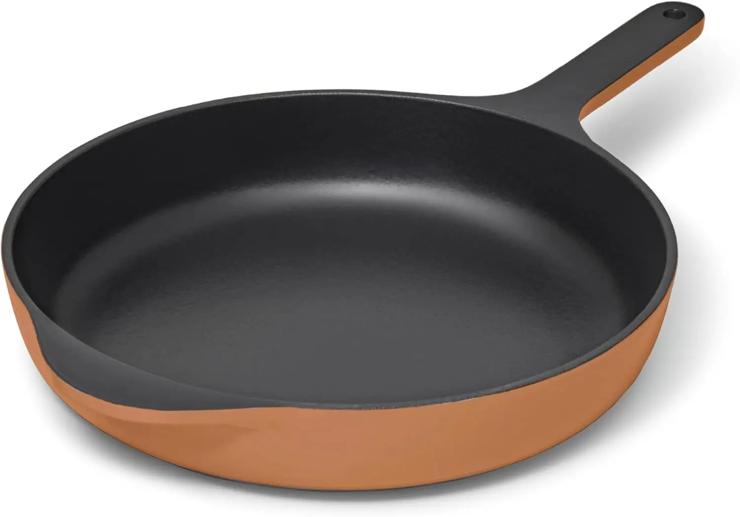 

10.5” Enameled Cast Iron Pan With 3 Layer Enamel Coating - No Seasoning Required - Compatible With All Stovetops