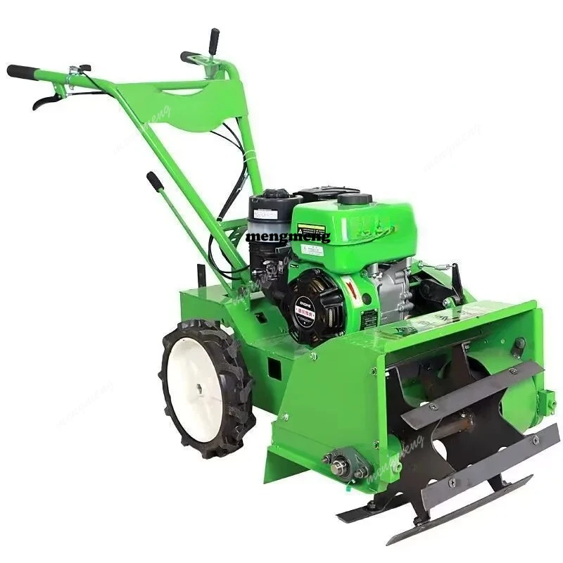 Four-wheel drive multi-functional micro-tiller, four-stroke lawn mower, small agricultural mowing and ditching rotary tiller