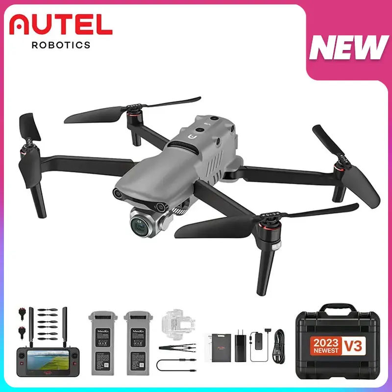 

Gary Autel Remote Control Robotics EVO Max 4T 8K GPS Drones Equipped with Intelligent Controllers V3 20KM Thermal Camera