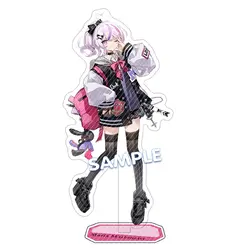 Anime New Nijisanji Rainbow Society Vtuber Figures Ren Zotto Aster Arcadia Cosplay Acrylic Stand Model Toy Fans Xmas Gifts