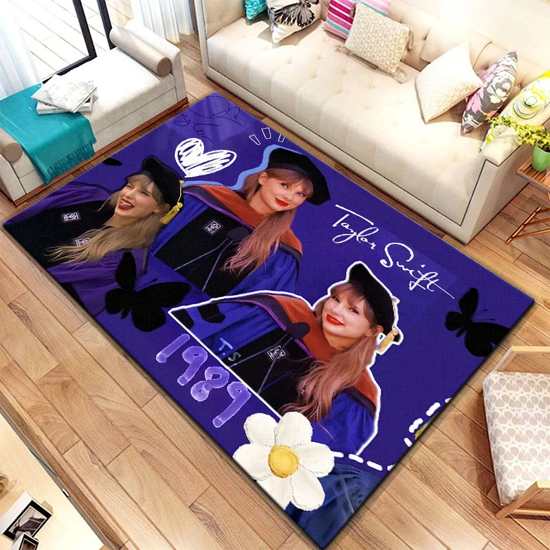 Popular female singer Carpet for children,Living room Bedroom floor mat Kitchen mat Child's Bedroom Mat,room decor，Child‘s Art