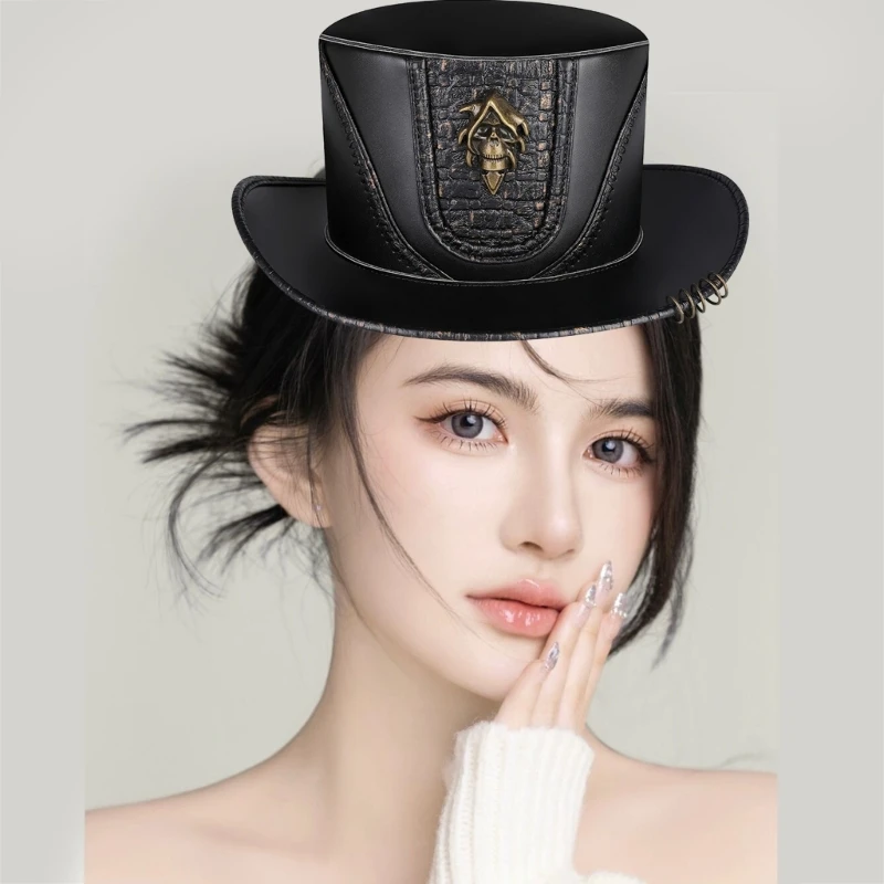 Punk Top Hat Victorian Steampunk Hat Halloween Celebration Party Costume Hats