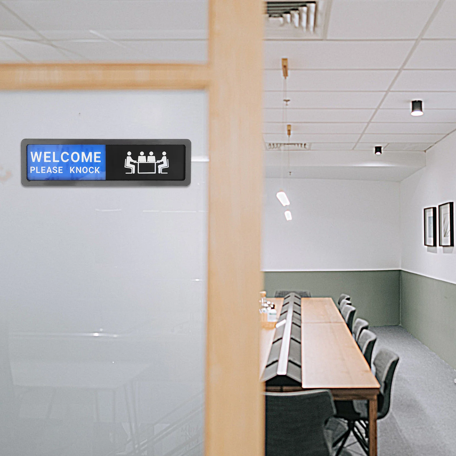

Acrylic Door Sign 22 5x8 cm Do Not Disturb Office Signage Privacy Slider Vacant Busy Magnetic Easy Meeting Room Indicator