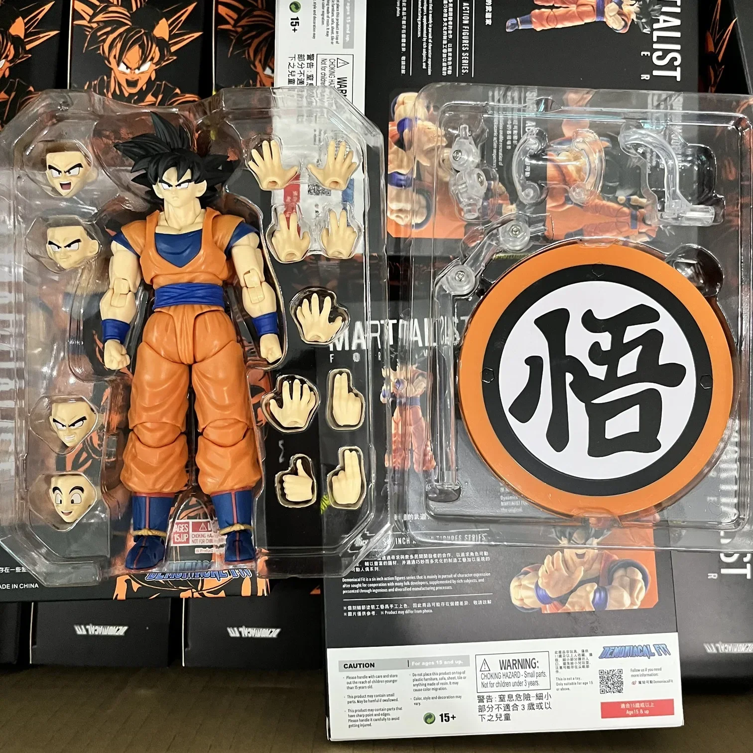 In Stock Dragon Ball Goku Demoniacal Fit Df Shf Martialist Forever 3.0 Son Goku Action Figures Statue Model Doll Toy