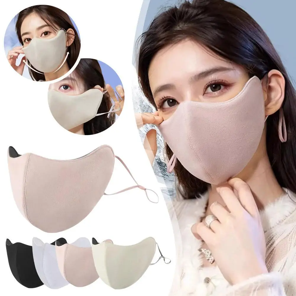 Cotton Cycling Face Mouth Mask for Man Woman Washable Reusable Anti Dust Windproof Mouth-muffle Winter Warm Breathable Mask J7M6