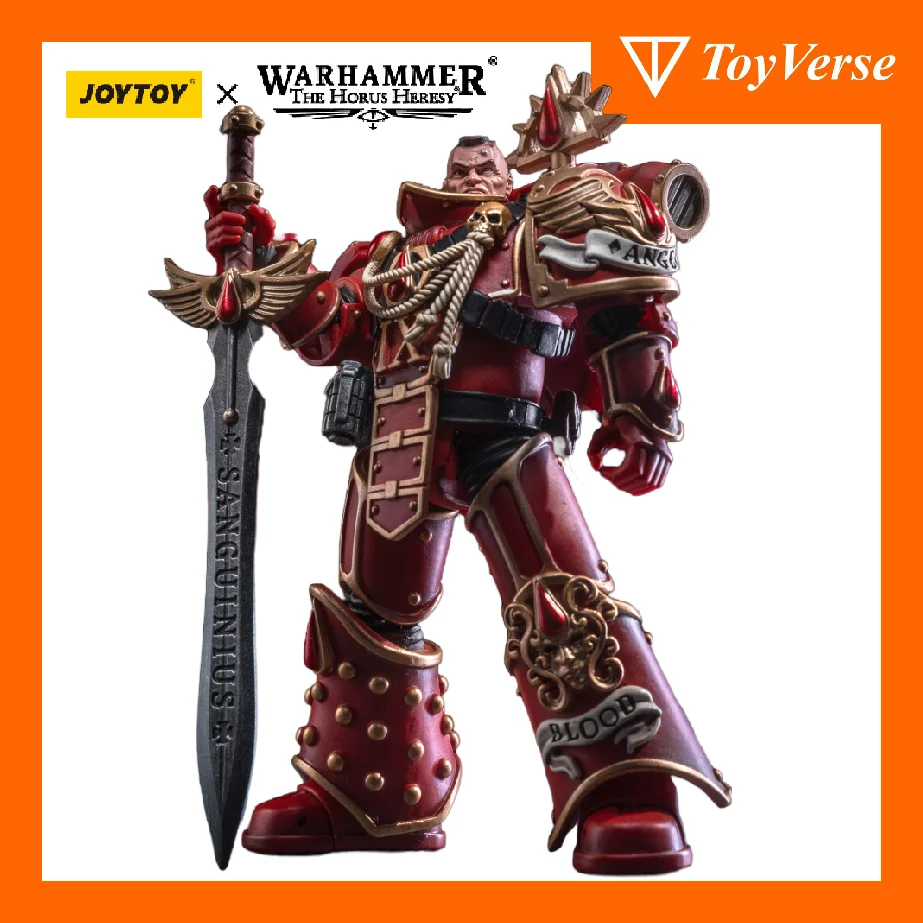 

TOYVERSE 1/18 JOYTOY Warhammer 30k Action Figures Blood Angels Raldoron First Captain of The Blood Angels Model Toy