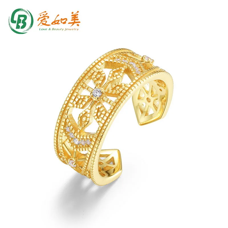 

Новое японское и корейское кольцо с нишевым дизайном, золото 18 карат PT950, платиновое посеребренное 7-слойное золотое кольцо с регулируемым отверстием