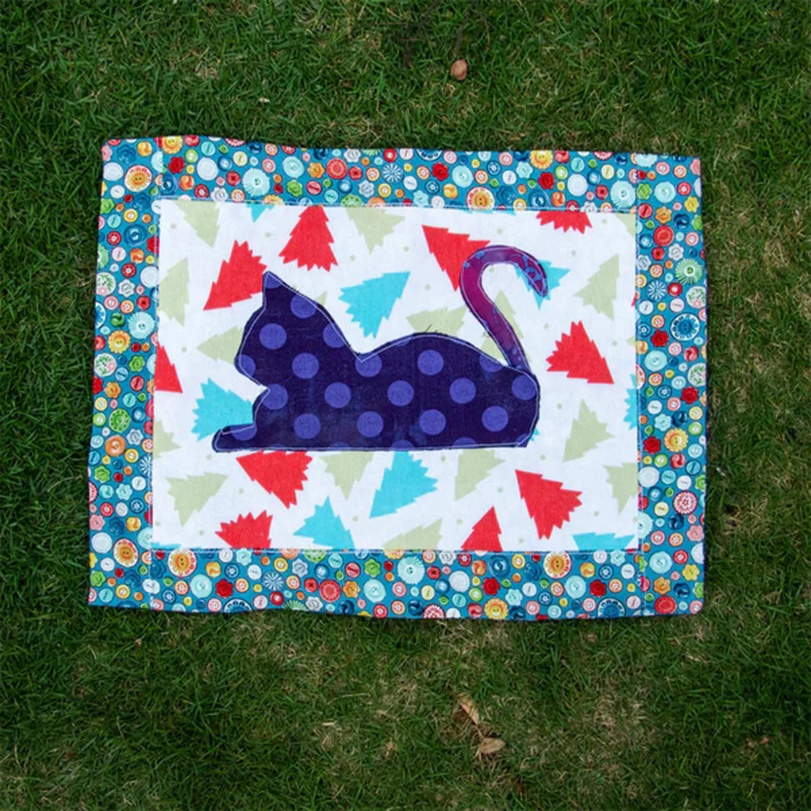 Cute Cat Shape DIY Quilting Ruler Easy Operation Template Ruler for Creating Beautiful Patchwork