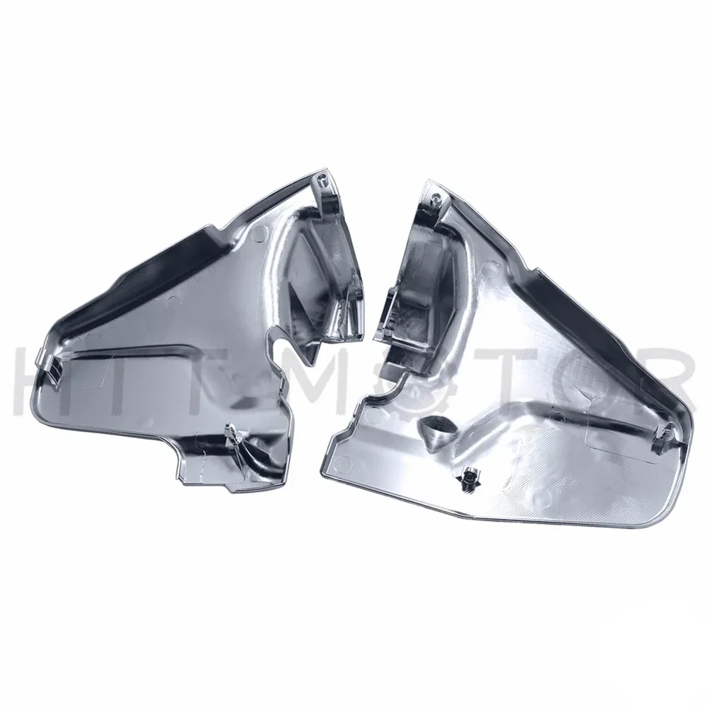 Pair of Engine Lower Side Frame Covers for Honda Goldwing GL1800 2001-2011 Motorcycle Accessoryes Chrome Left Right