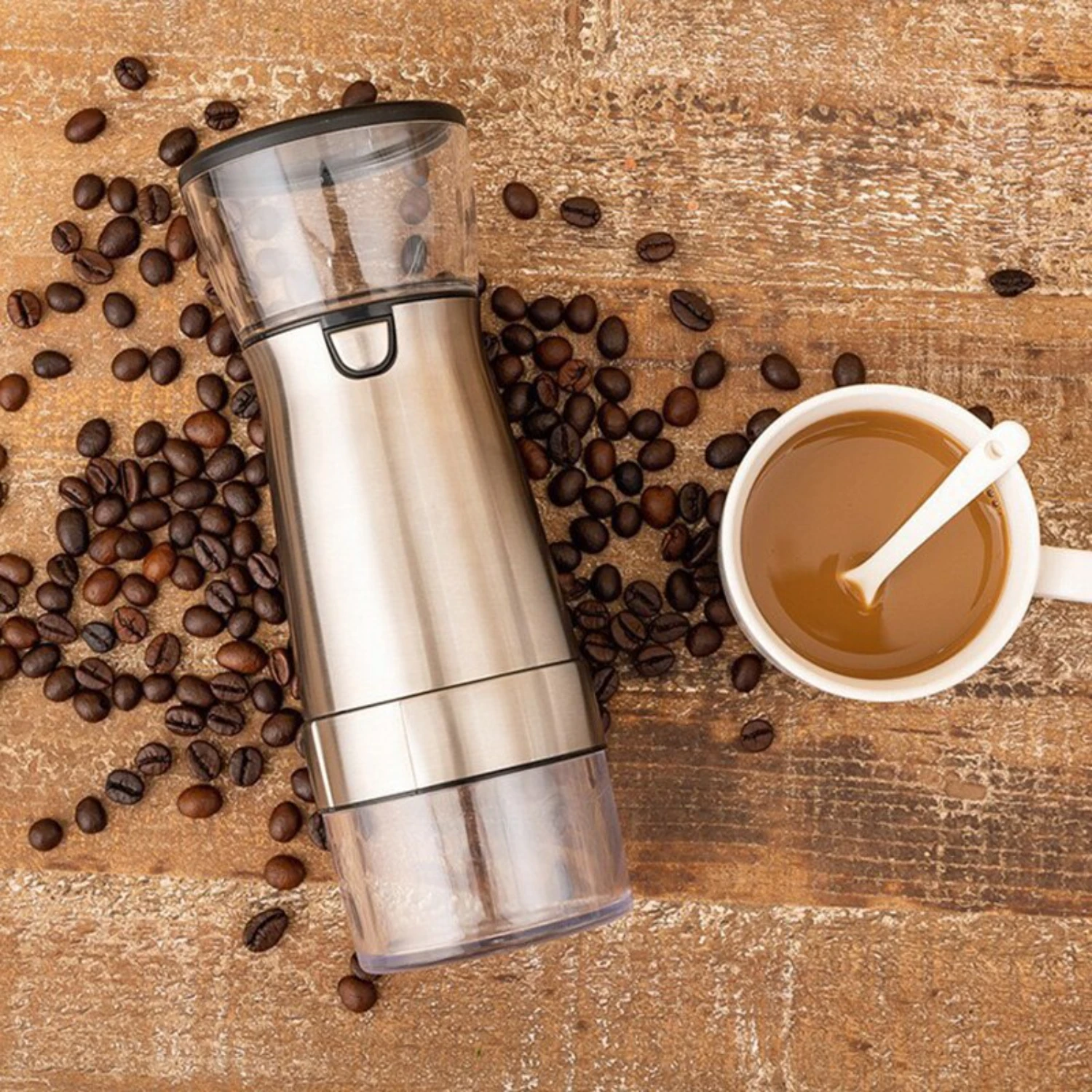 

Enhanced Professional Portable Electric Coffee Grinder with Advanced Ceramic Grinding Core for Superior Freshly Ground Premium C