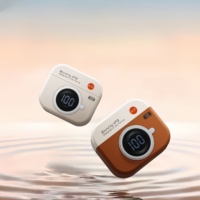 Q86 Wireless headphones, semi-in-ear retro camera design, power display, music headset, ultra-long battery life, gaming headset
