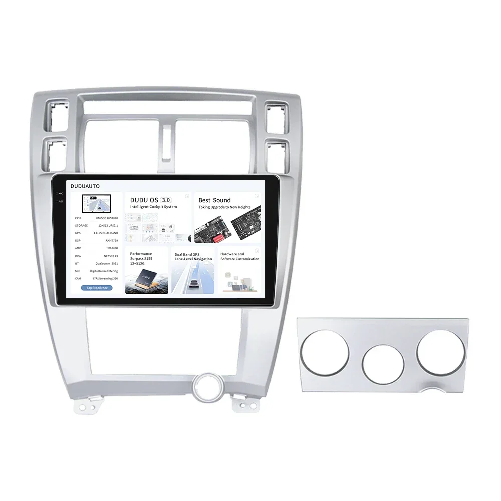 

l DUDUAUTO DUDU7 Android 13 Car Radio 12G+512G Navigation Multimedia Video Player For Hyundai Tucson 1 2004 - 2009