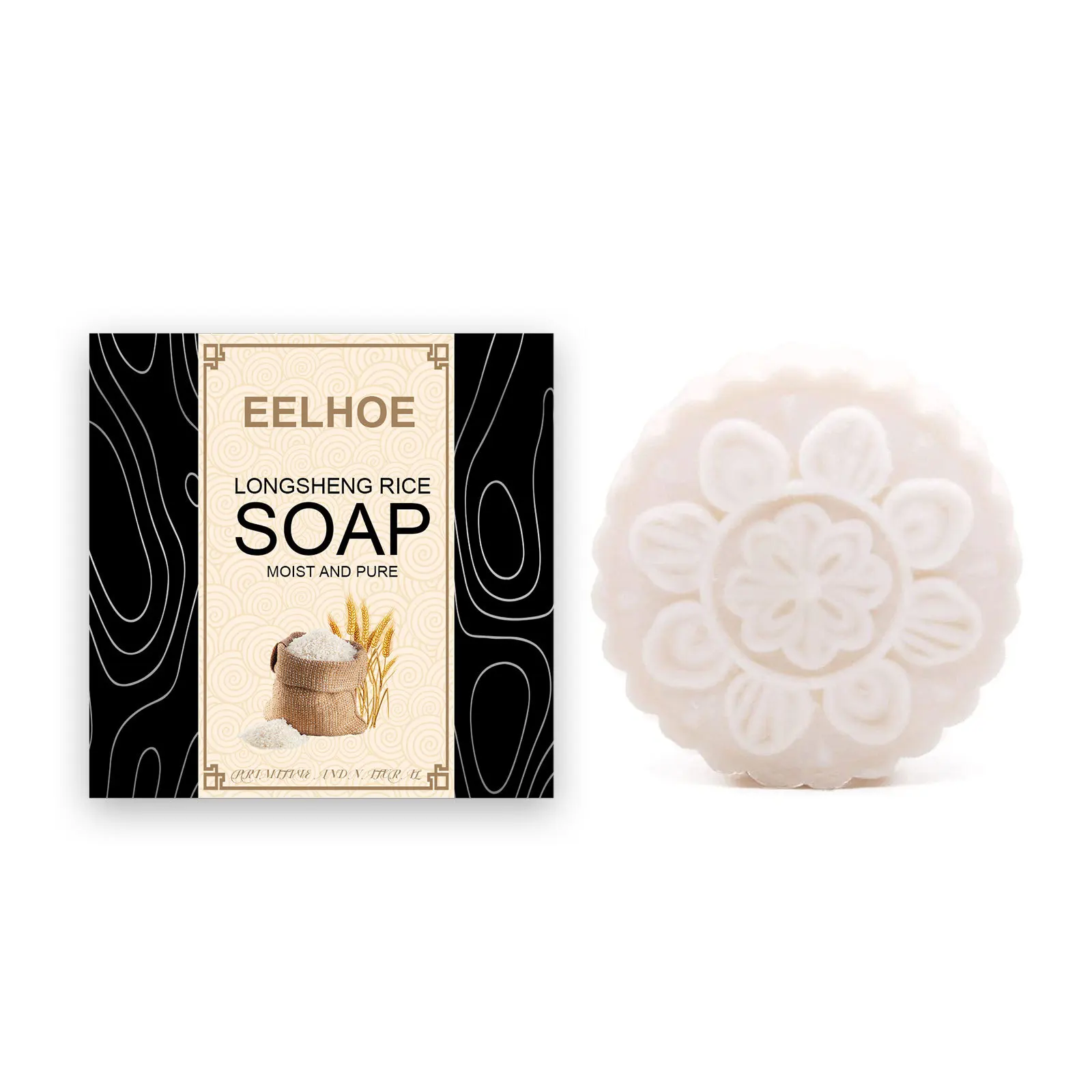 EELHOE Shampoo Nourishing Anti-loss Hair Soap Hair Growth Original Rice Shamppoo SOAP Bar Reject Dry Hair Conditioning Soap