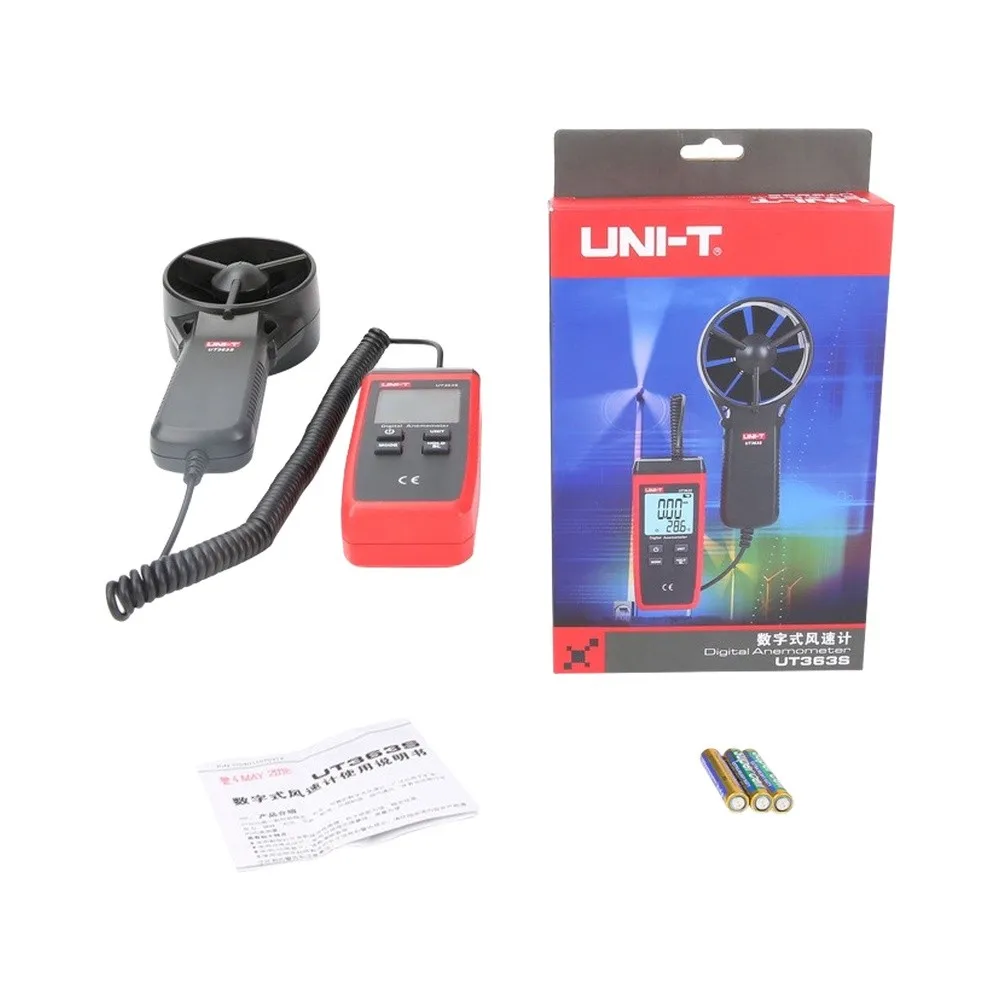 Airflow Analyzer Digital Anemometer For Steel Production 1-12 Wind Scale Split-type Design ABS Material Body Precise Monitoring