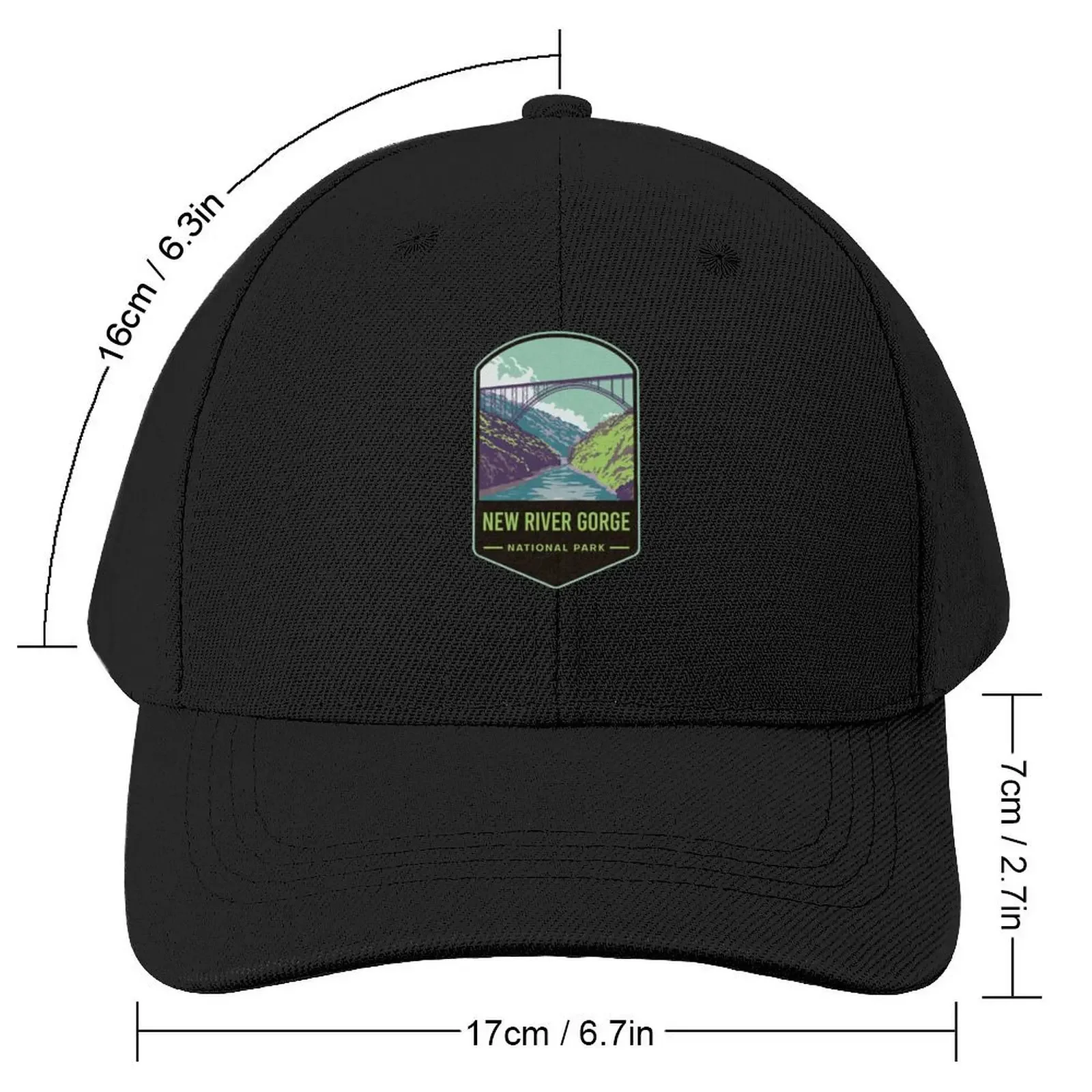 New River Gorge National Park Baseball Cap New In The Hat birthday Women's Hats For The Sun Men's