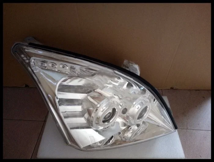 Eosuns Headlight Assembly with Angel Eye for Toyota Land Cruiser Prado 4000 2700 Rzj120 2003-2009