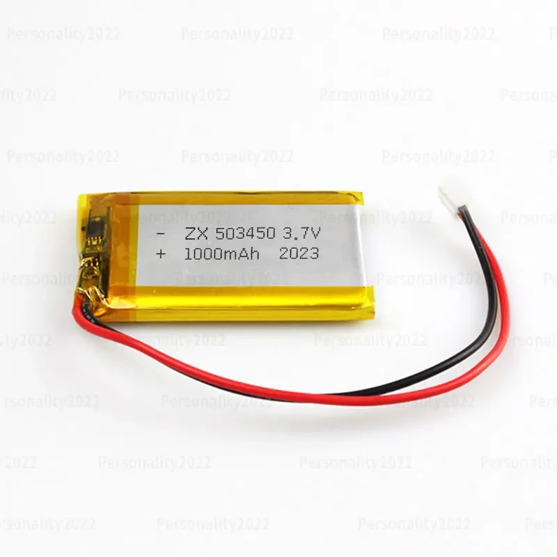 603450 Bateria 3.7V 1200mAh Baterie litowo-polimerowe Lipo do sprzętu kosmetycznego Zestaw słuchawkowy Bluetooth Blokada drzwi z czytnikiem linii