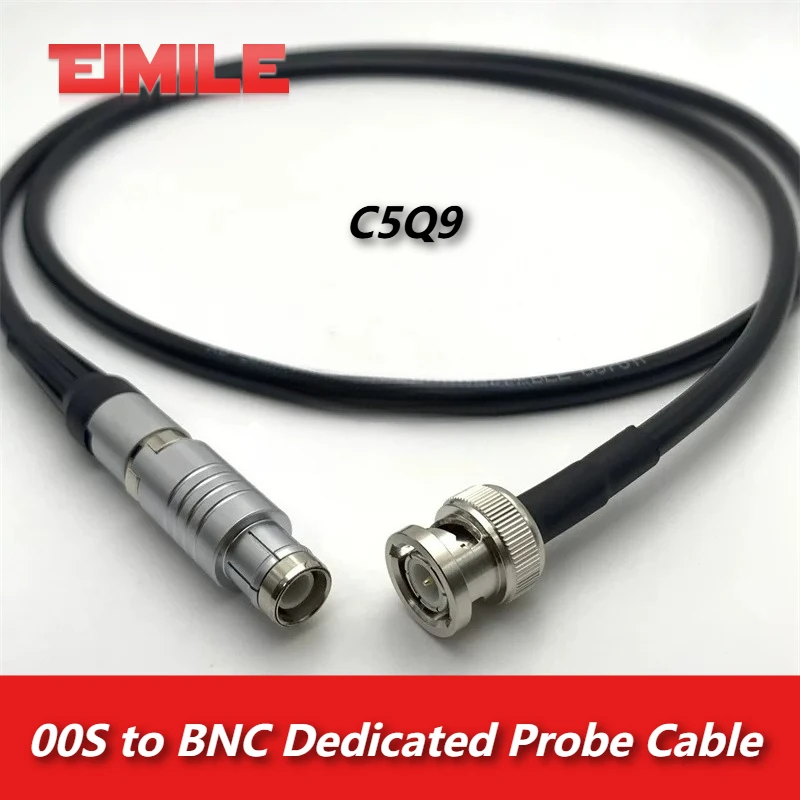C5 REMO 00S to BNC Ultrasonic Oscilloscope Cable Compatible  RG174 RG316 with Flaw Detection Probe Cable C5Q9 Connector 1/2/3/5M