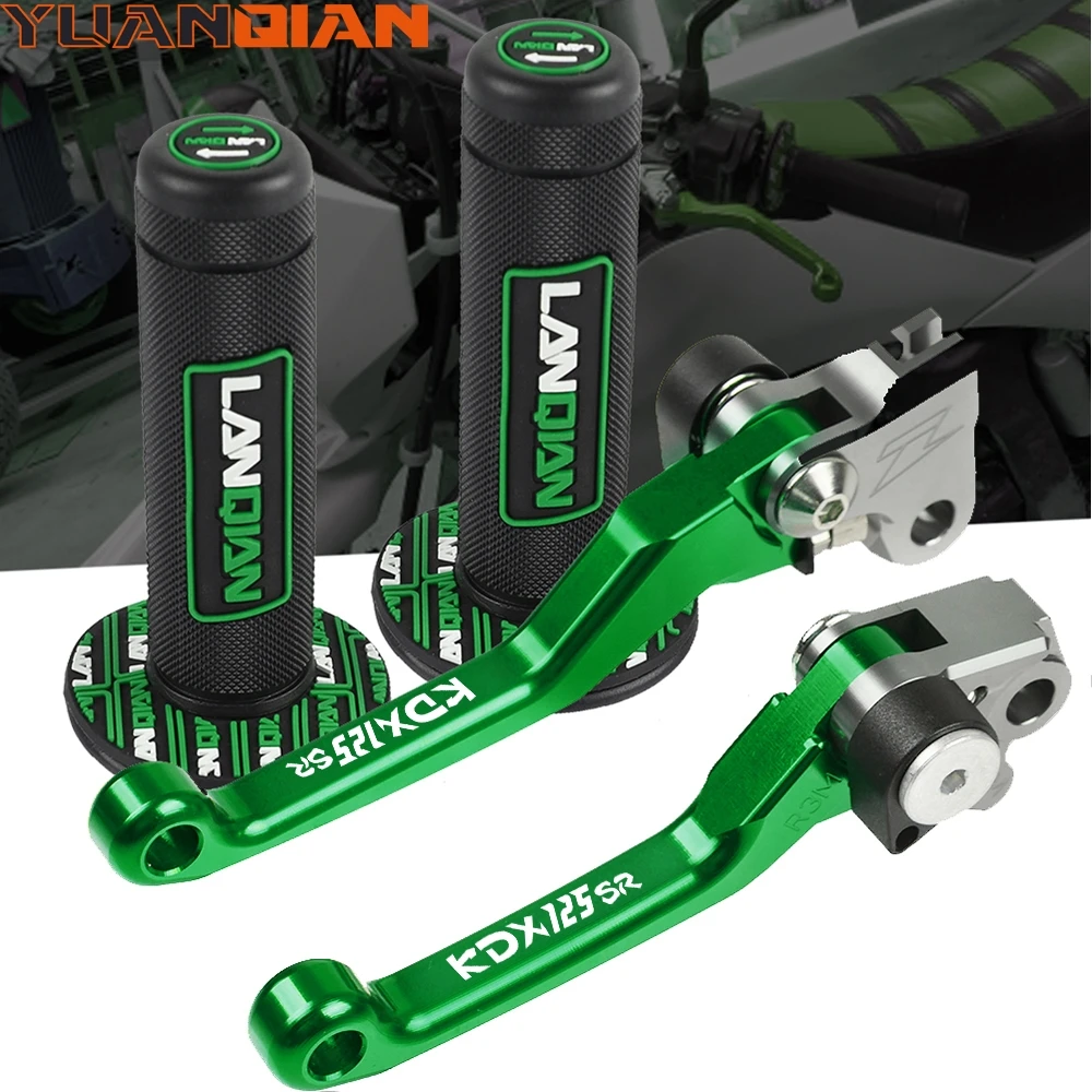 Voor Kawasaki KDX125SR Kdx 125 Sr 1990-1999 1998 1997 1996 Crossmotor Motorcoss Brake Koppeling Hevels Hand Grips handvat Bar Cover