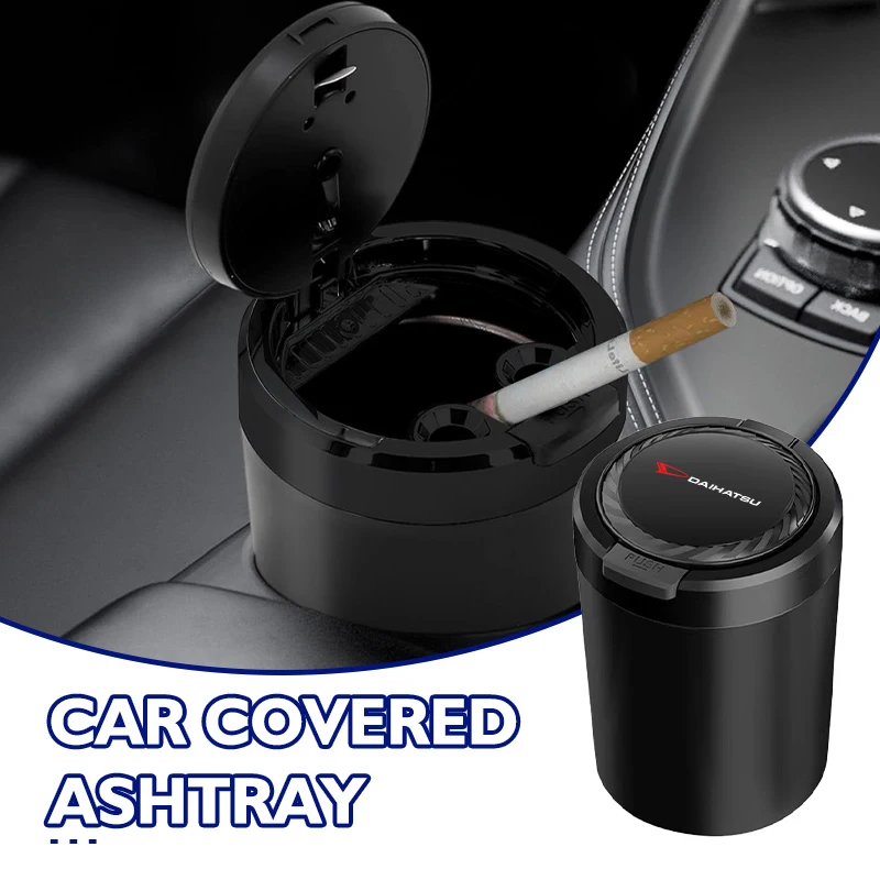 For Daihatsu Car Styling Portable Cigarette Ashtray Cup Auto Alloy Ashtray Accessories Feroza Charade Sirion Trevis Terios Mira