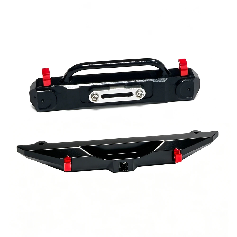 Metal front and rear bumpers, suitable for Rc 1/30 Axial SCX30 Wrangler track upgrade accessories