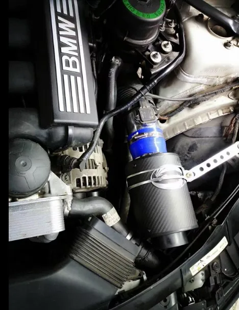 Cold Air Intake Kit Engine Filter Fits BMW E46 N46 E60 520i 523i 525i 530i E90 E92 E93 318 320 325 330 03-09 AUDI A4 B5 B6 B7