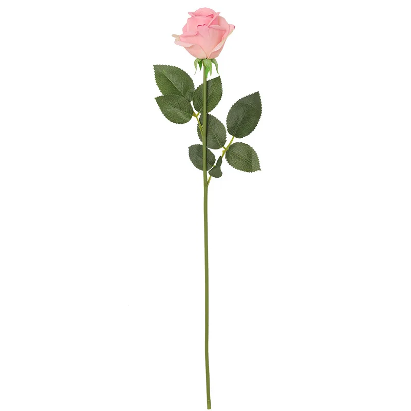Artificial Roses Branch Latex Fake Flowers True Touch Moisturizing Simulation Red Rose Wedding Floral Balcony Garden Decoration